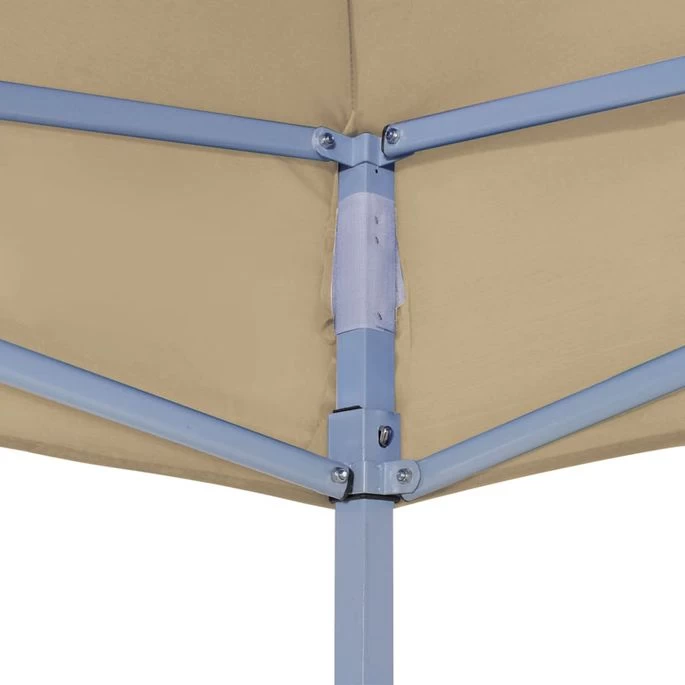 Toit De Tente De Réception 3x3 M Beige 270 G/m² – Image 4