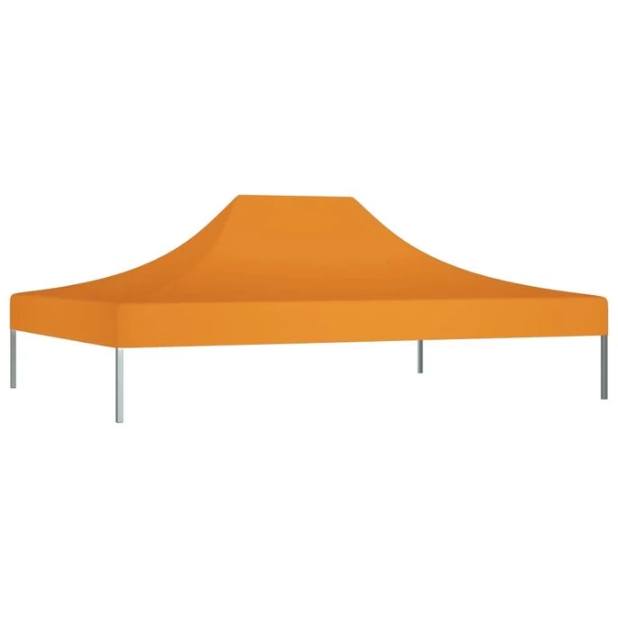 Toit De Tente De Réception 4,5x3 M Orange 270 G/m² – Image 2