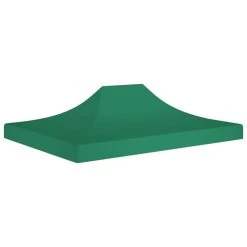 Toit De Tente De Réception 4,5x3 M Vert 270 G/m²