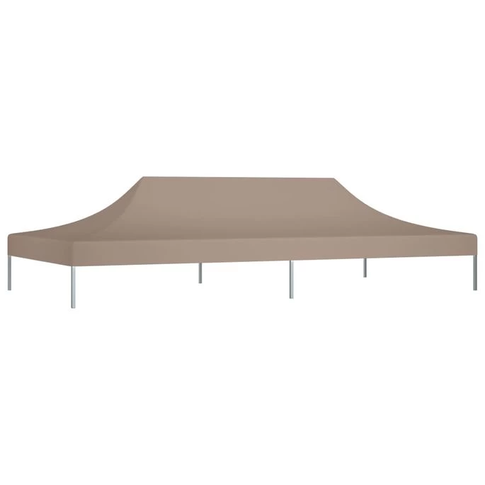 Toit De Tente De Réception 6x3 M Taupe 270 G/m² – Image 2