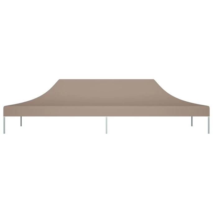 Toit De Tente De Réception 6x3 M Taupe 270 G/m² – Image 3