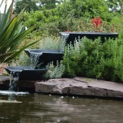 Ubbink Fontaine à Cascade De Jardin Coquille Avec Pompe 35/45/55 Cm