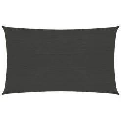 Voile D'ombrage 160 G/m² Anthracite 2x5 M PEHD