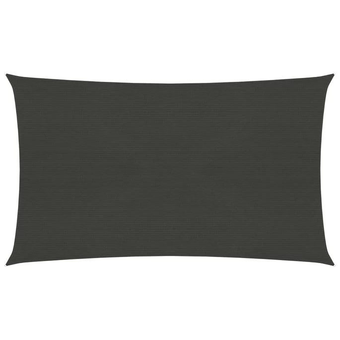 Voile D'ombrage 160 G/m² Anthracite 5x7 M PEHD
