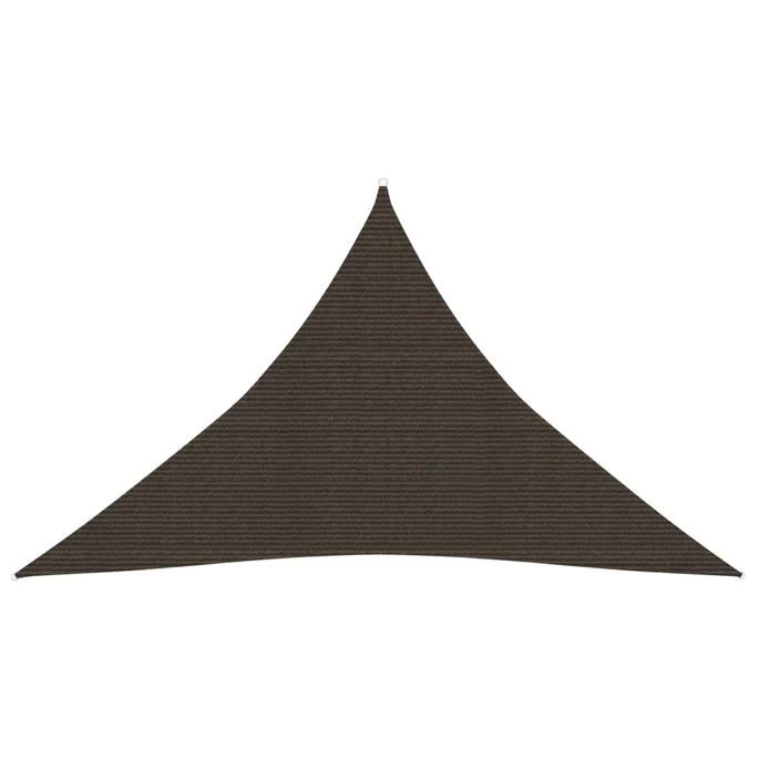 Voile D'ombrage 160 G/m² Marron 3,5x3,5x4,9 M PEHD 2
