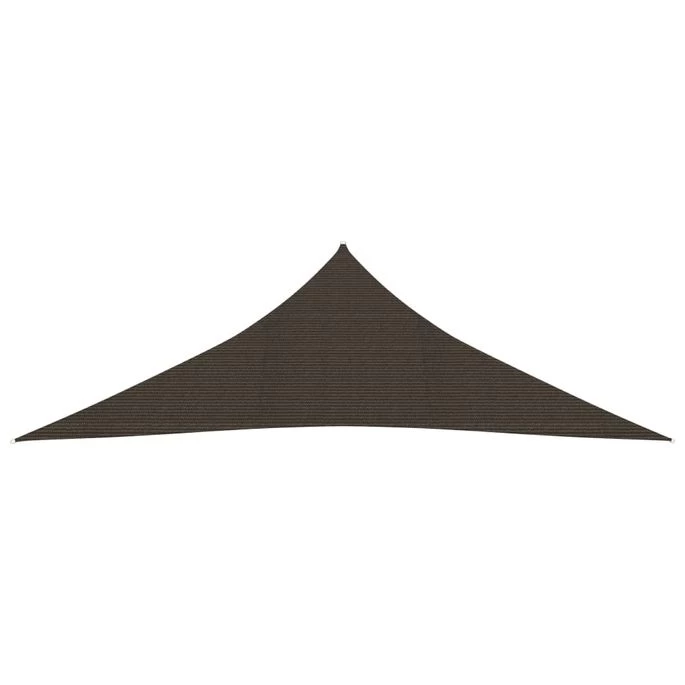 Voile D'ombrage 160 G/m² Marron 3,5x3,5x4,9 M PEHD 2 – Image 3