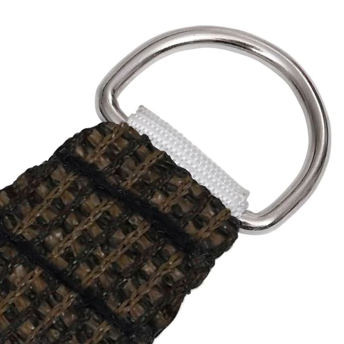 Voile D'ombrage 160 G/m² Marron 3,5x3,5x4,9 M PEHD 2 – Image 4