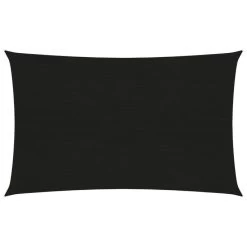 Voile D'ombrage 160 G/m² Noir 5x7 M PEHD