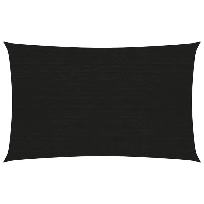 Voile D'ombrage 160 G/m² Noir 5x7 M PEHD