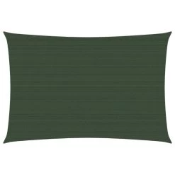 Voile D'ombrage 160 G/m² Vert Foncé 2,5x4 M PEHD