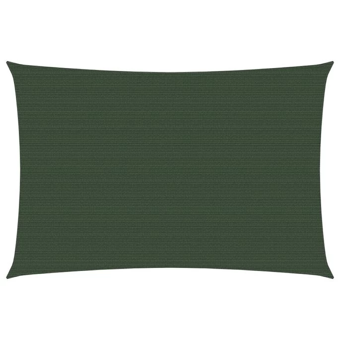 Voile D'ombrage 160 G/m² Vert Foncé 2,5x4 M PEHD