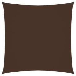 Voile De Parasol Tissu Oxford Carré 4,5x4,5 M Marron