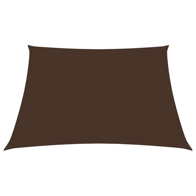Voile De Parasol Tissu Oxford Carré 4,5x4,5 M Marron – Image 3