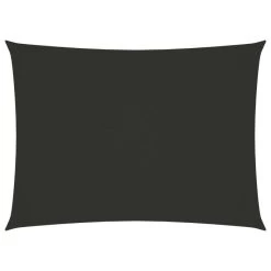 Voile De Parasol Tissu Oxford Rectangulaire 2x3,5 M Anthracite