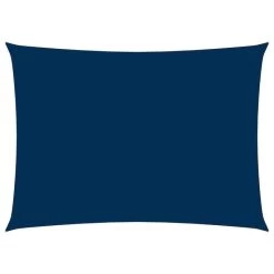 Voile De Parasol Tissu Oxford Rectangulaire 3,5x5 M Bleu