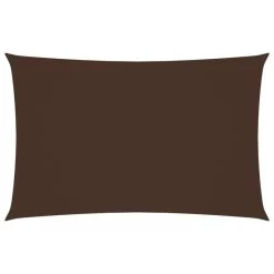 Voile De Parasol Tissu Oxford Rectangulaire 5x8 M Marron