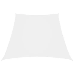 Voile De Parasol Tissu Oxford Trapèze 4/5x4 M Blanc