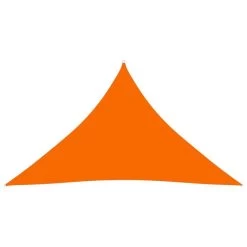 Voile De Parasol Tissu Oxford Triangulaire 2,5x2,5x3,5 M Orange
