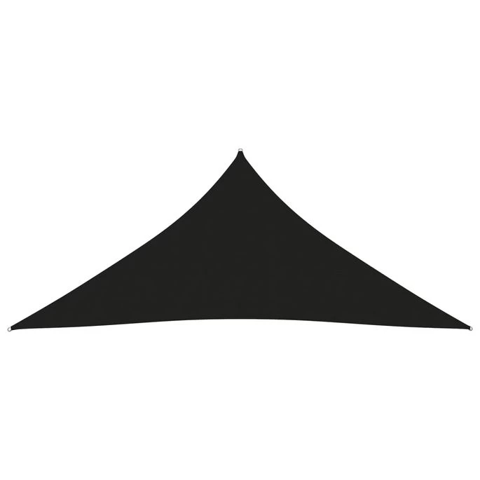 Voile De Parasol Tissu Oxford Triangulaire 3x4x4 M Noir – Image 3