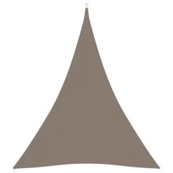 Voile De Parasol Tissu Oxford Triangulaire 4x5x5 M Taupe