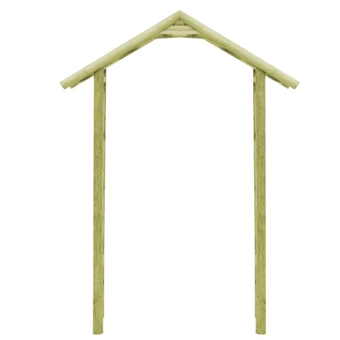 Voûte à Rosiers 135x45x232 Cm Pin Imprégné De Vert – Image 2