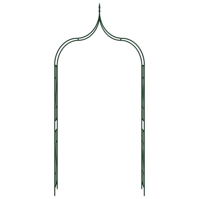 Voûte De Jardin Vert Foncé 120x38x258 Cm Fer – Image 2