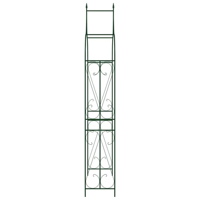 Voûte De Jardin Vert Foncé 120x38x258 Cm Fer – Image 3